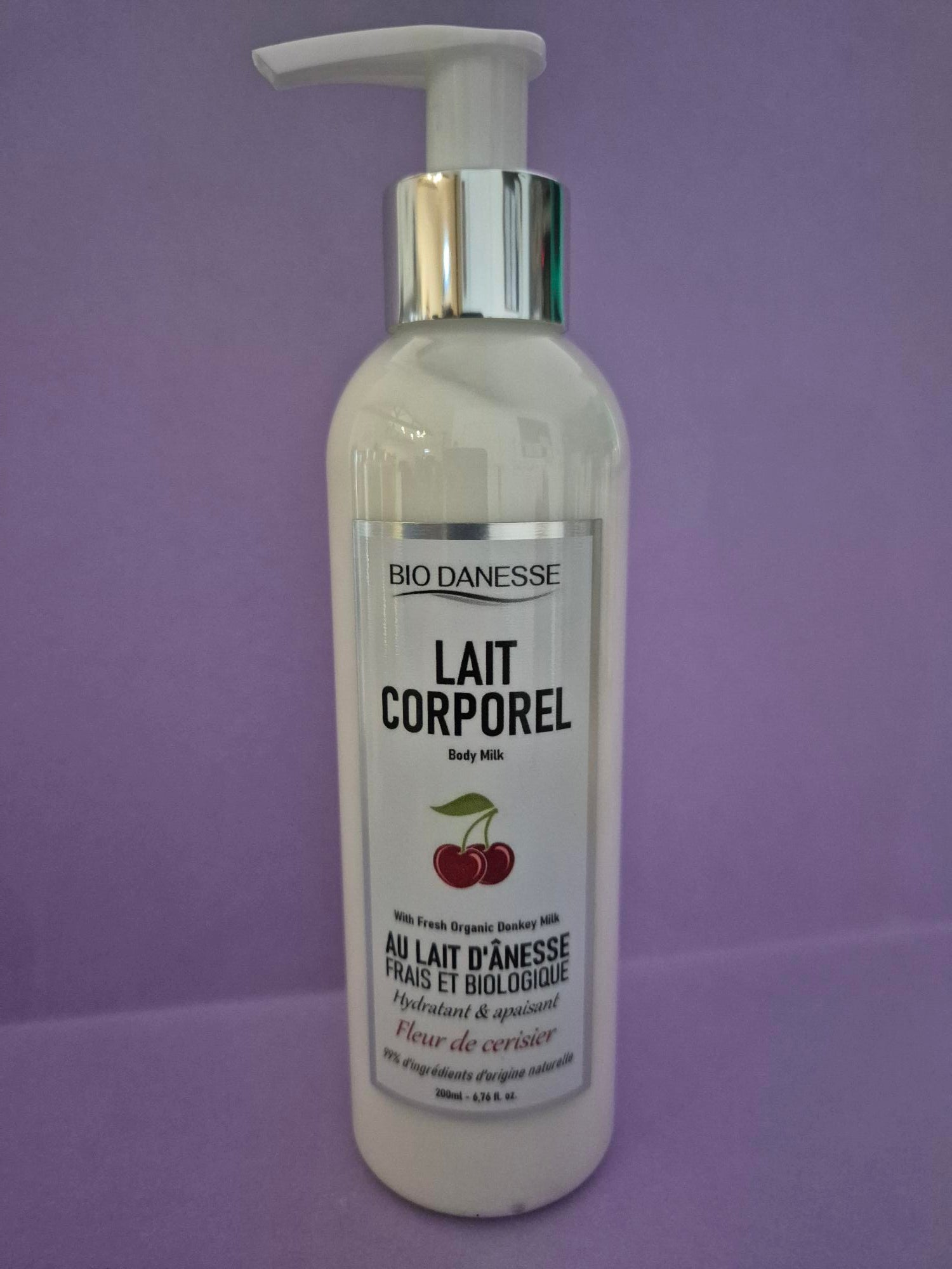LAIT CORPOREL AU LAIT D'ÂNESSE BIO FLEUR DE CERISIER