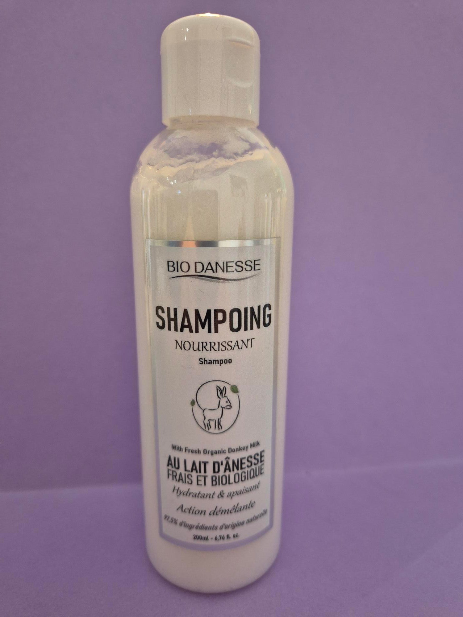 Shampoing au lait d'ânesse bio