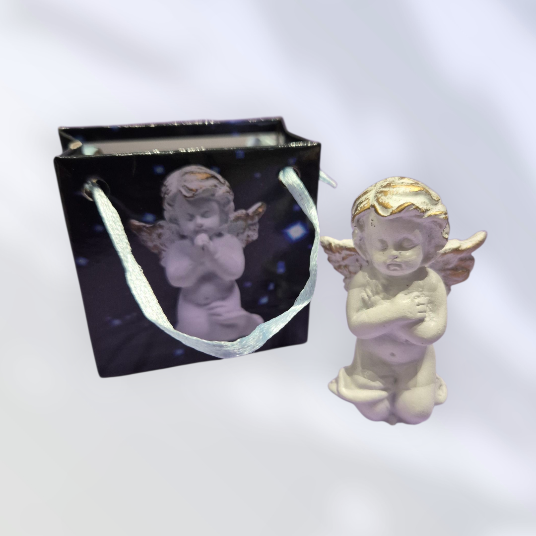 Ange dans un sac cadeau