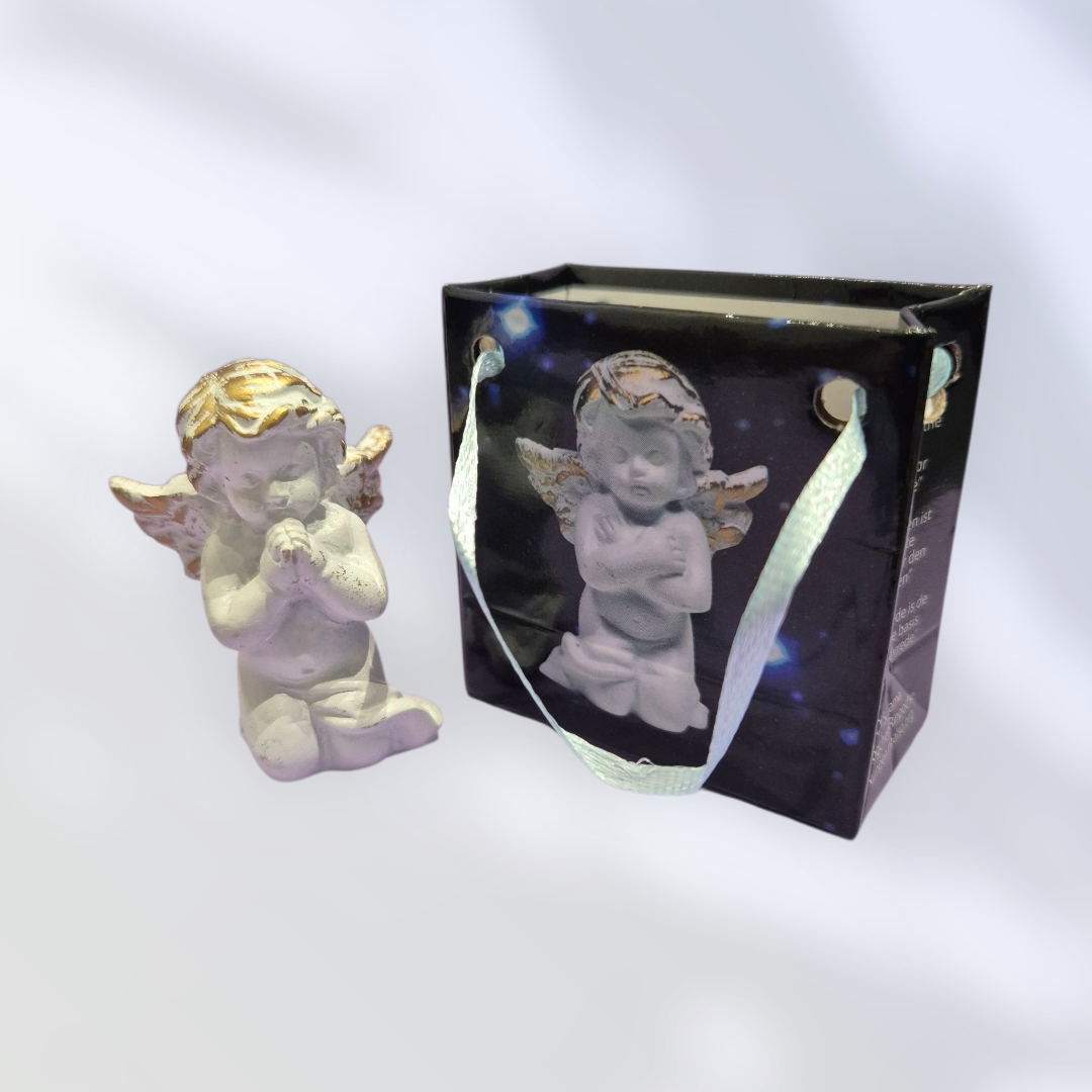 Ange priant pour la paix dans un sachet cadeau