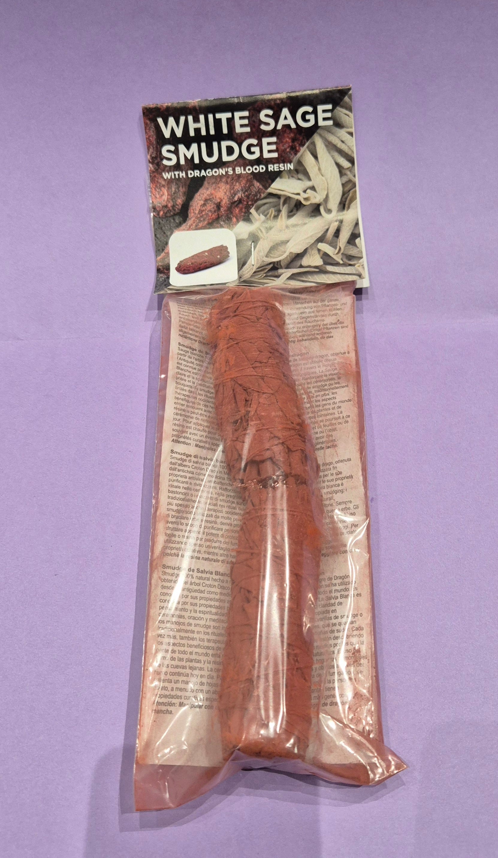 Smudge de Sauge Blanche & sang-de-dragon (set de 2)