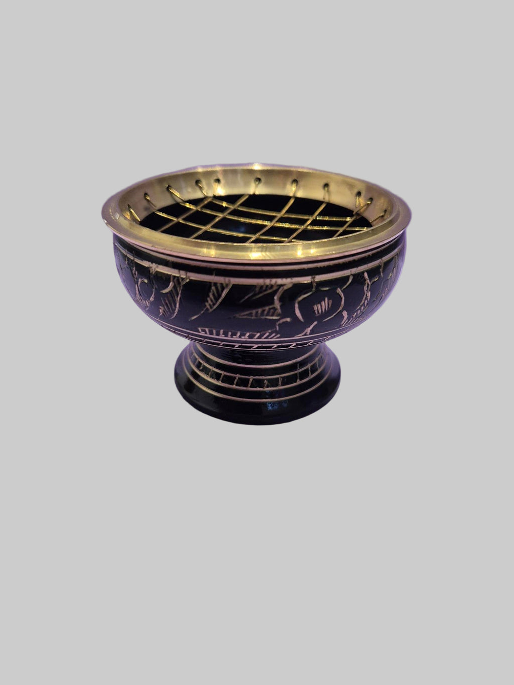 Brûle encens à charbon en laiton