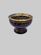 Brûle encens à charbon en laiton