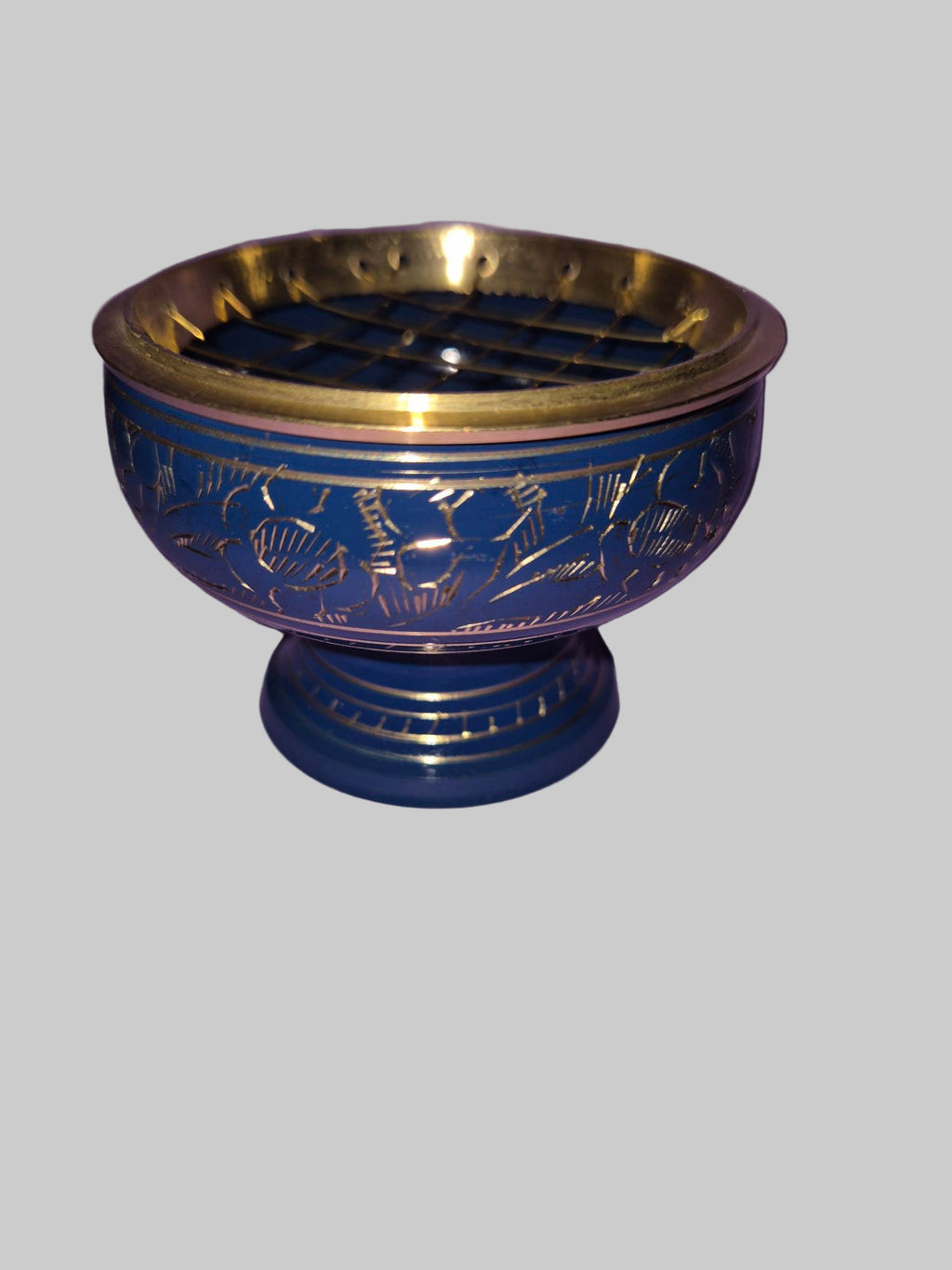 Brûle encens à charbon en laiton