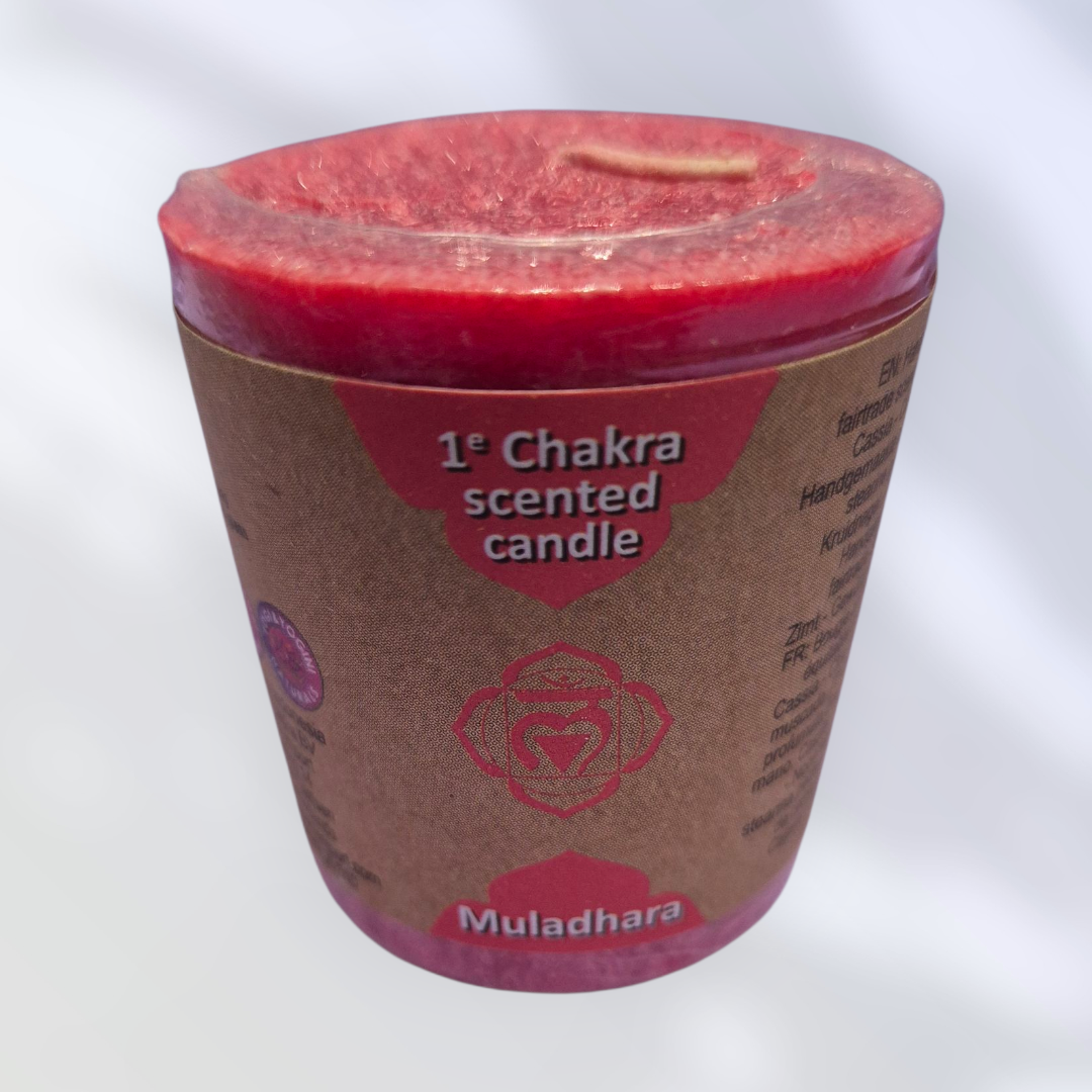 Bougie Votive parfumée 1°chakra