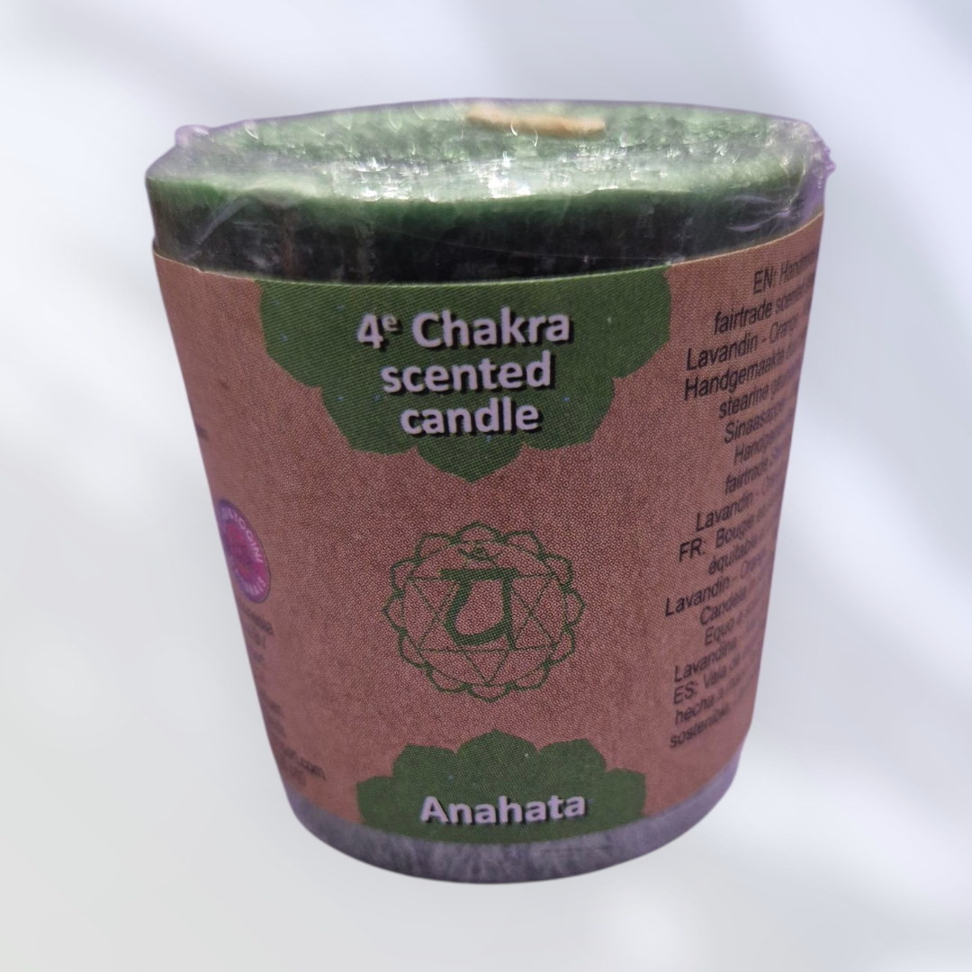 Bougie Votive parfumée 4°chakra