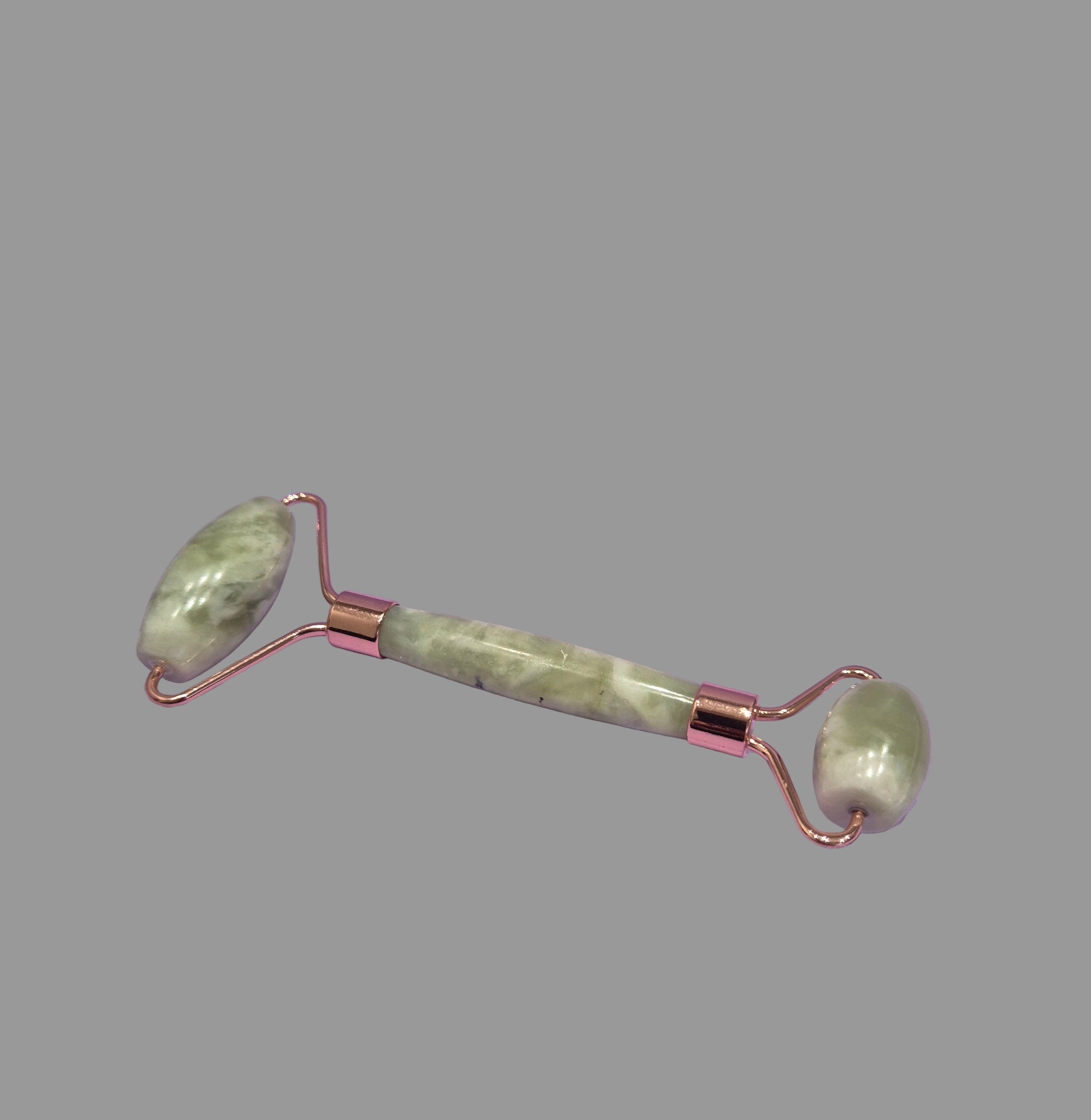 Double Rouleau de Massage Jade Verte