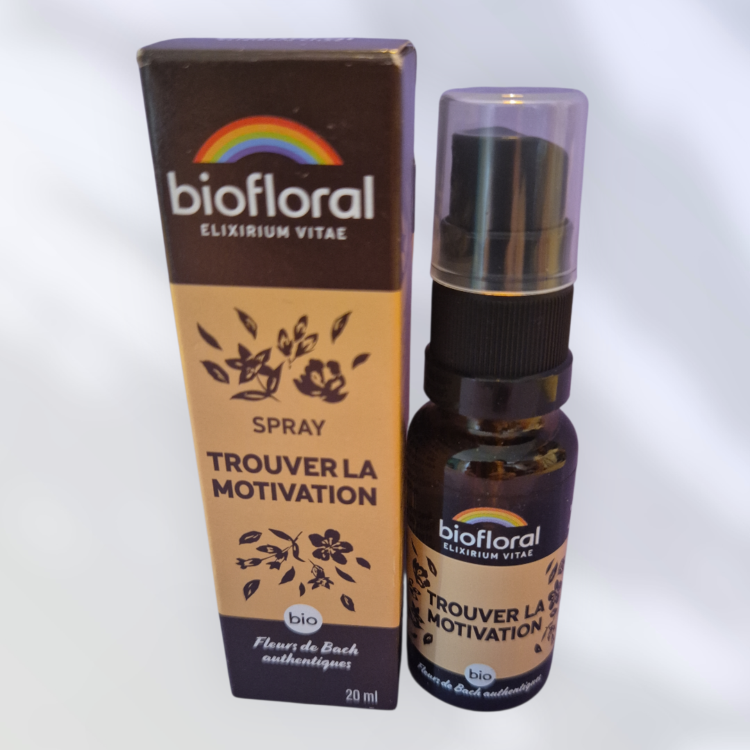 Motivation bio - Fleurs de bach en spray - 20 ml - Biofloral