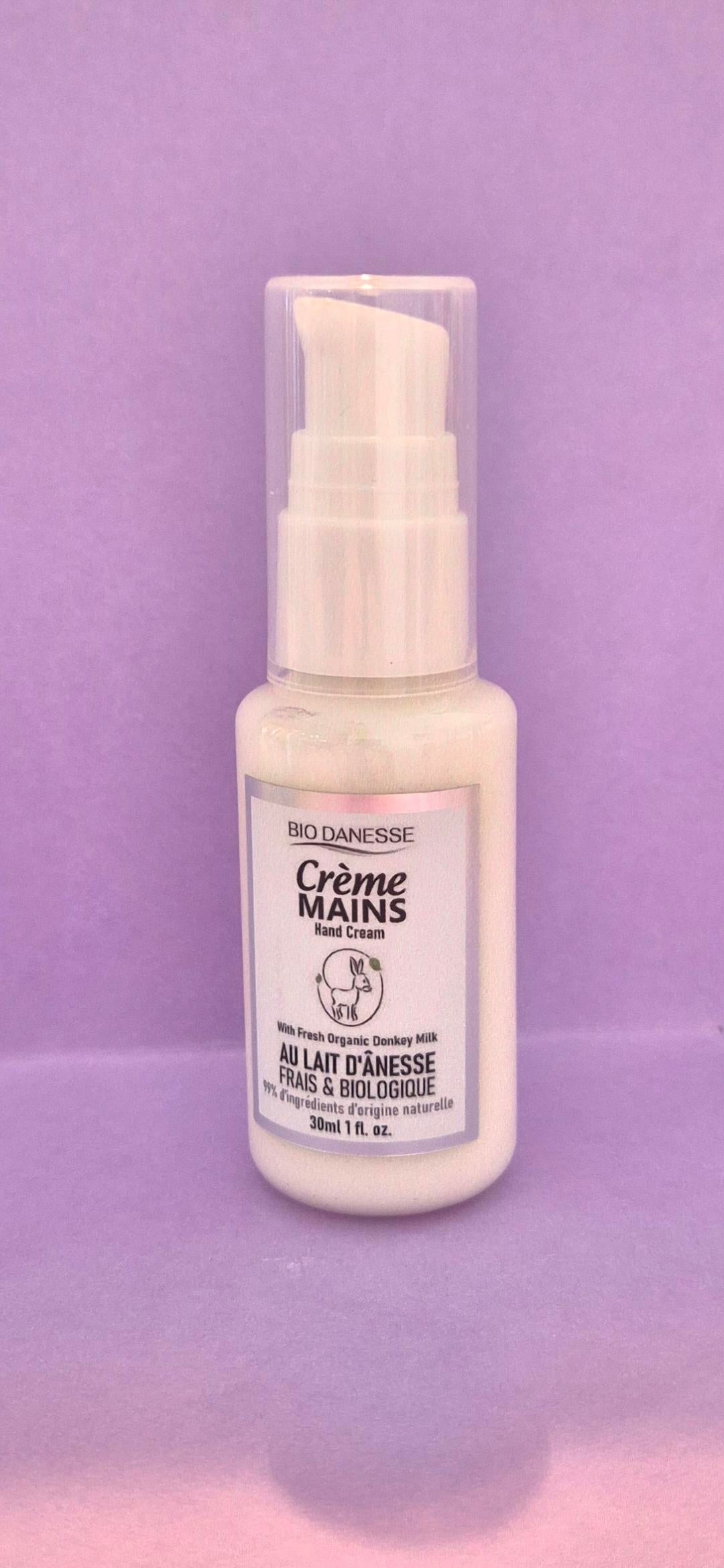 Crème mains au lait d'ânesse bio