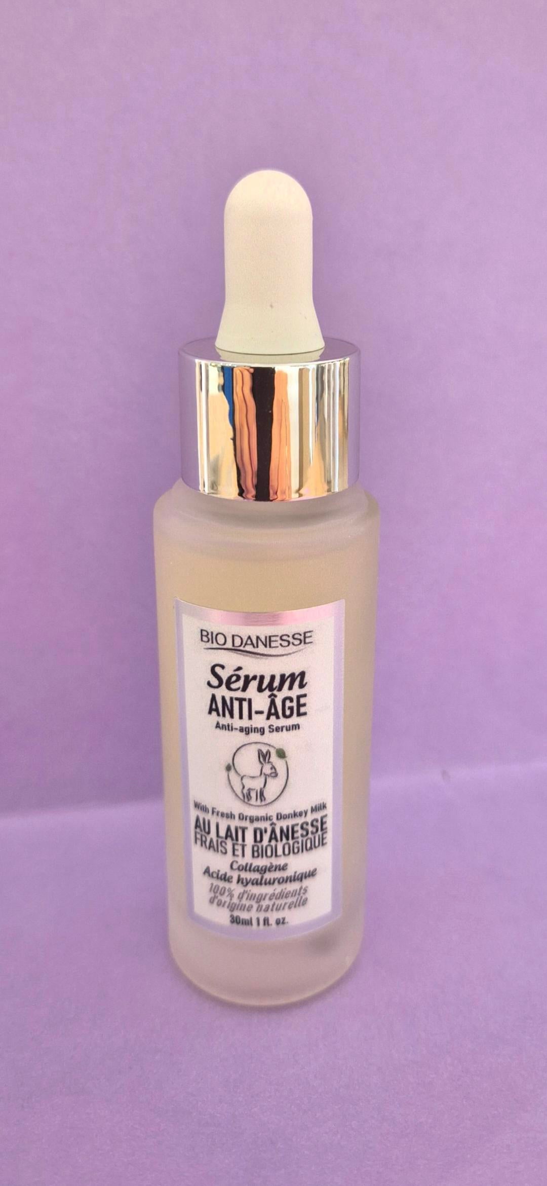 Sérum visage au lait d'ânesse bio