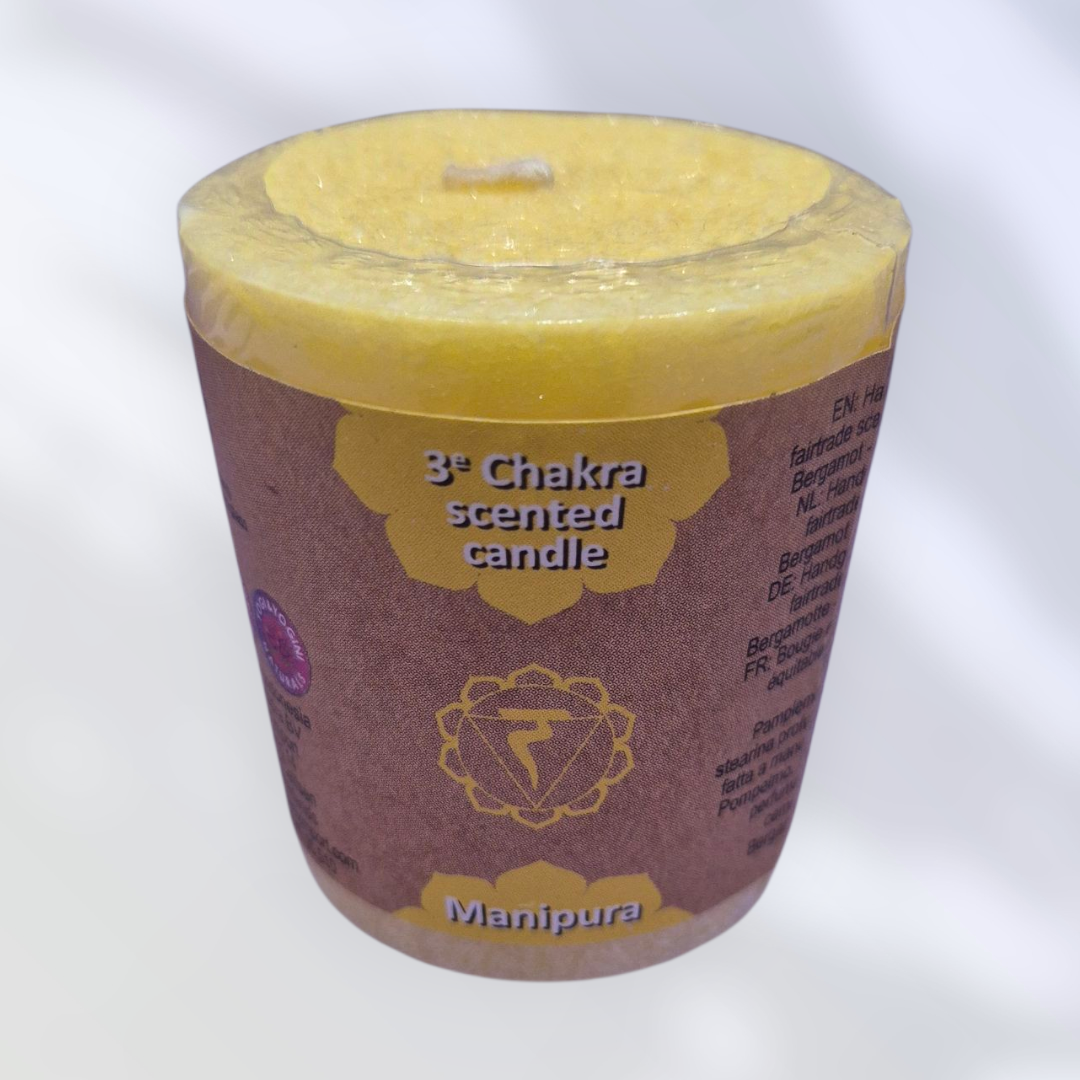 Bougie Votive parfumée 3°chakra