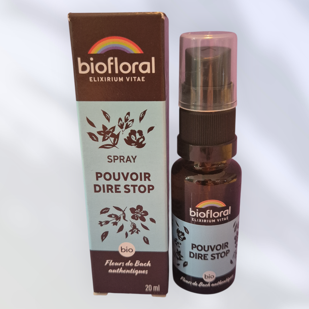 Pouvoir dire stop bio - Fleurs de bach en spray - 20 ml - Biofloral